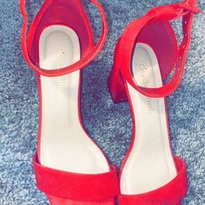 Only worn once! Short heel & comfortable!